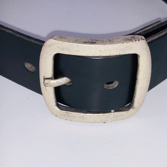 Harley Davidison Black Silver Metal Letters Belt - Picture 6 of 8
